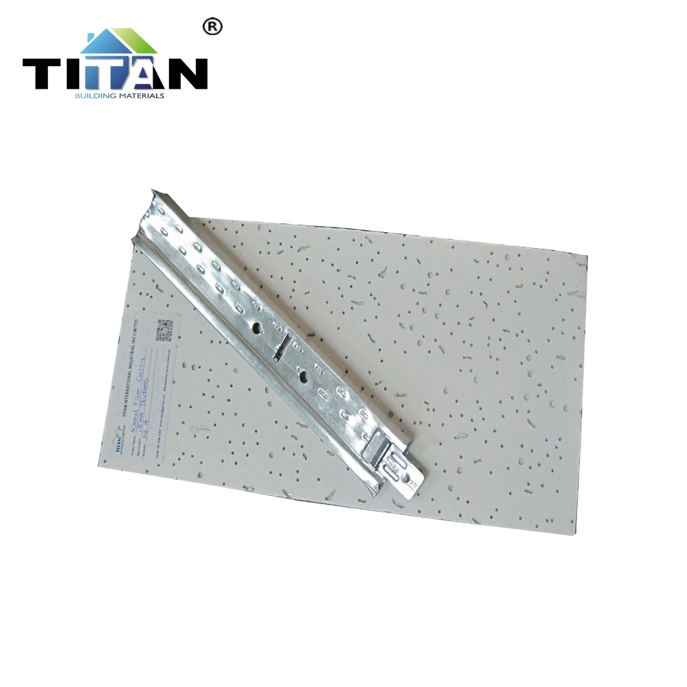 Titan fibre minérale les carreaux de plafond avec base de plâtre