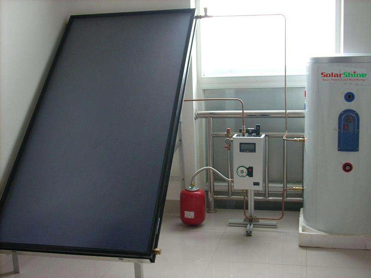 Split Flat Plate Solar Water Heater System for Home