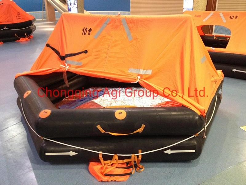 4-12 Person Waterproof Neoprene Inflatable Floating Island Lake River Life Raft