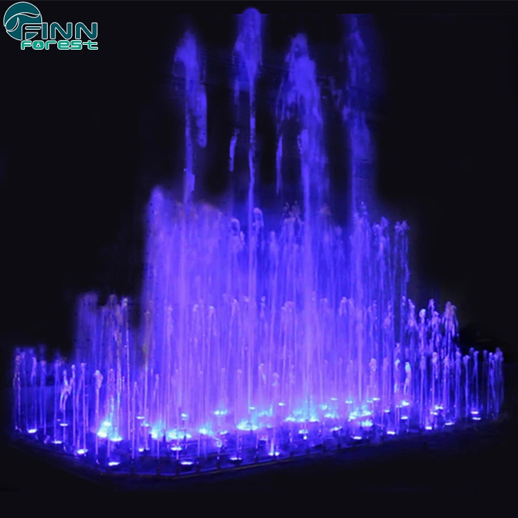 Hotel Square Decoration Small Stainless Steel Musical Water Fountains