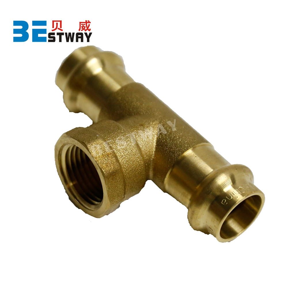 Bmag Press Tee Fittings for Water and Gas Pipe