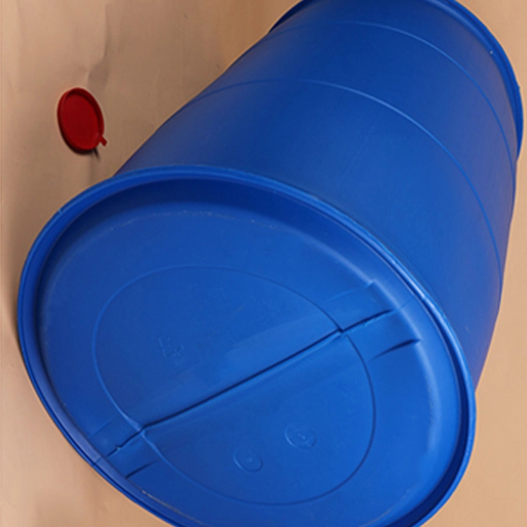 Bidón de agua de plástico azul de 200 litros de HDPE de alta calidad