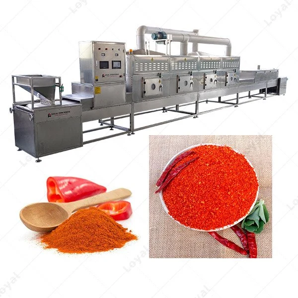 Automatic Tunnel Type Microwave Equipment Food Chemical Powder Dehydrator Belt Drying Machine