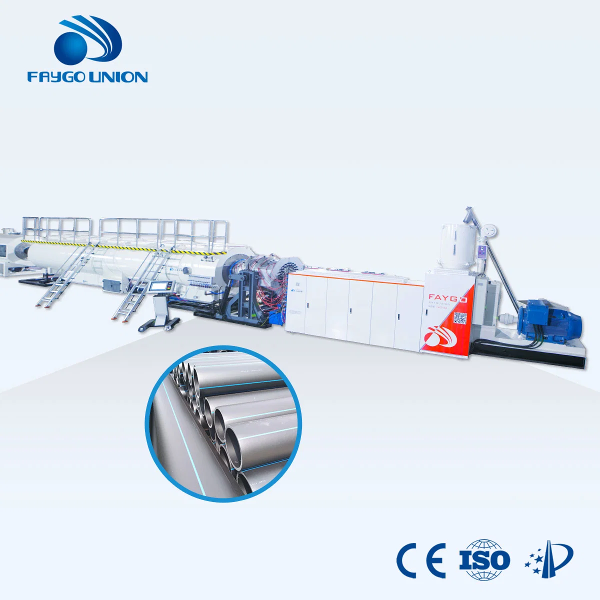 16mm~120mm Polyethylene Pipe Making Machine Drip Irrigation Tube Production Line in China