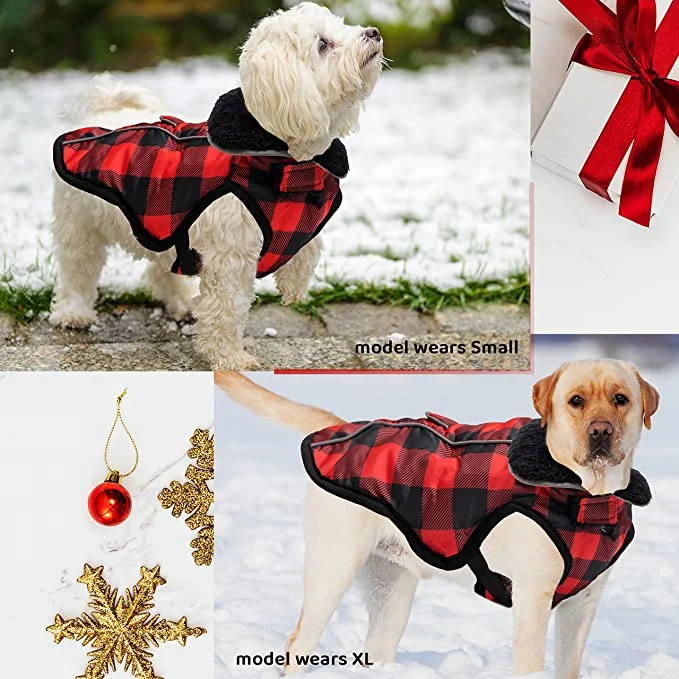 Dog Winter Coat Waterproof Windproof Cold Weather