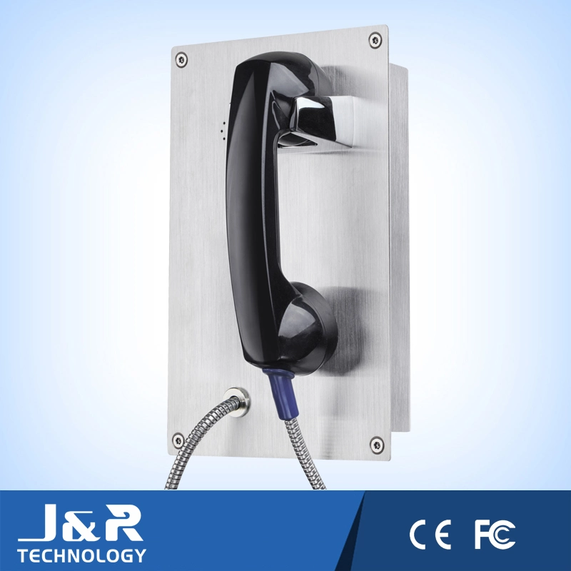 VoIP Emergency Telephone Stainless Steel Industrial Intercom Phone Jr208-CB