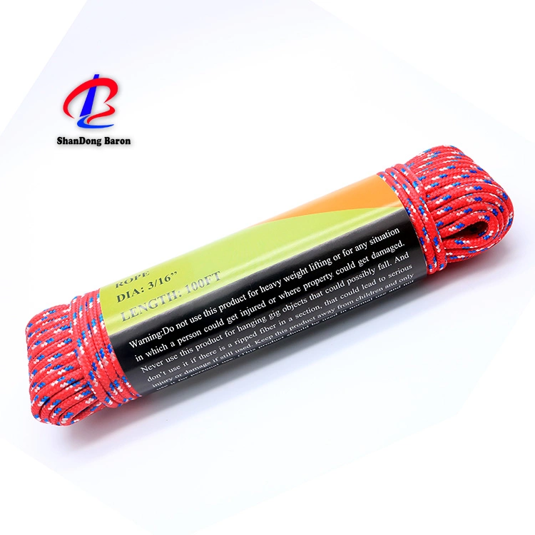 Polyester Packaging Rope 16 Strands Braided Rope