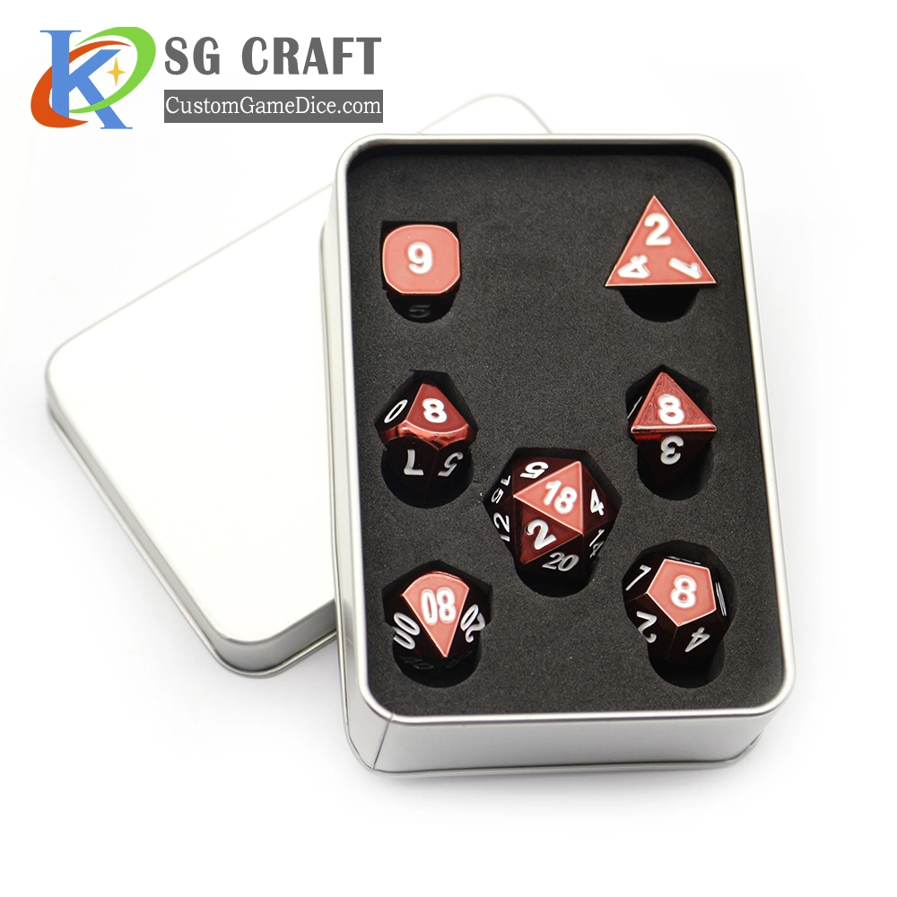 Hot Sales New Arrive One-off Distribution Dice Set Dice Box Dnd Dice Rpg Dice Dungeons and Dragons Dice Game Dice