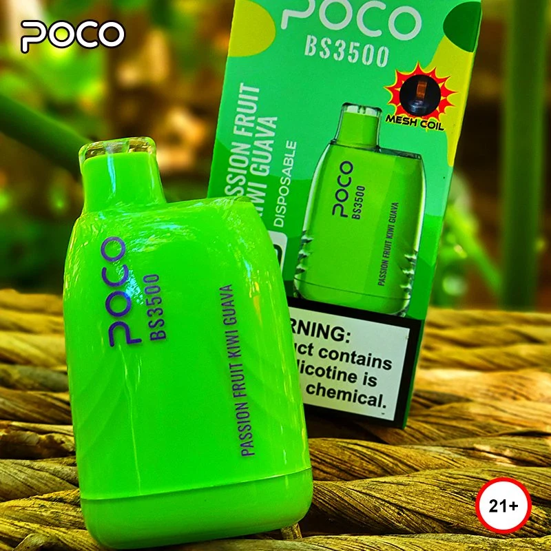2022 Factory Price Poco BS3500 Vape Disposables 3500 Puffs Disposable Pod Vape Pen Wholesale Disposable Vapes Electronic Cigarette