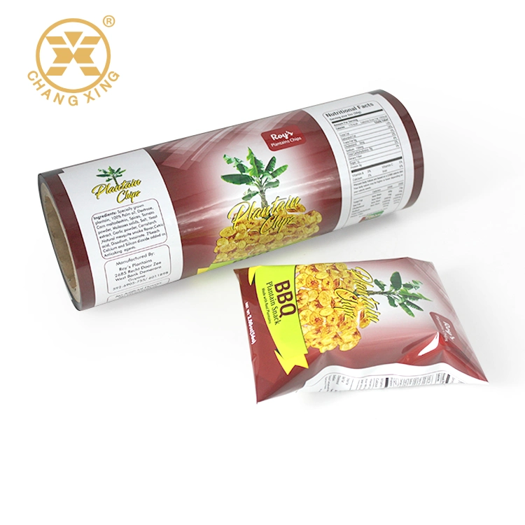 Custom Barrier Plastic BOPP/VMPET/PE Film for Cereal Bar Packaging