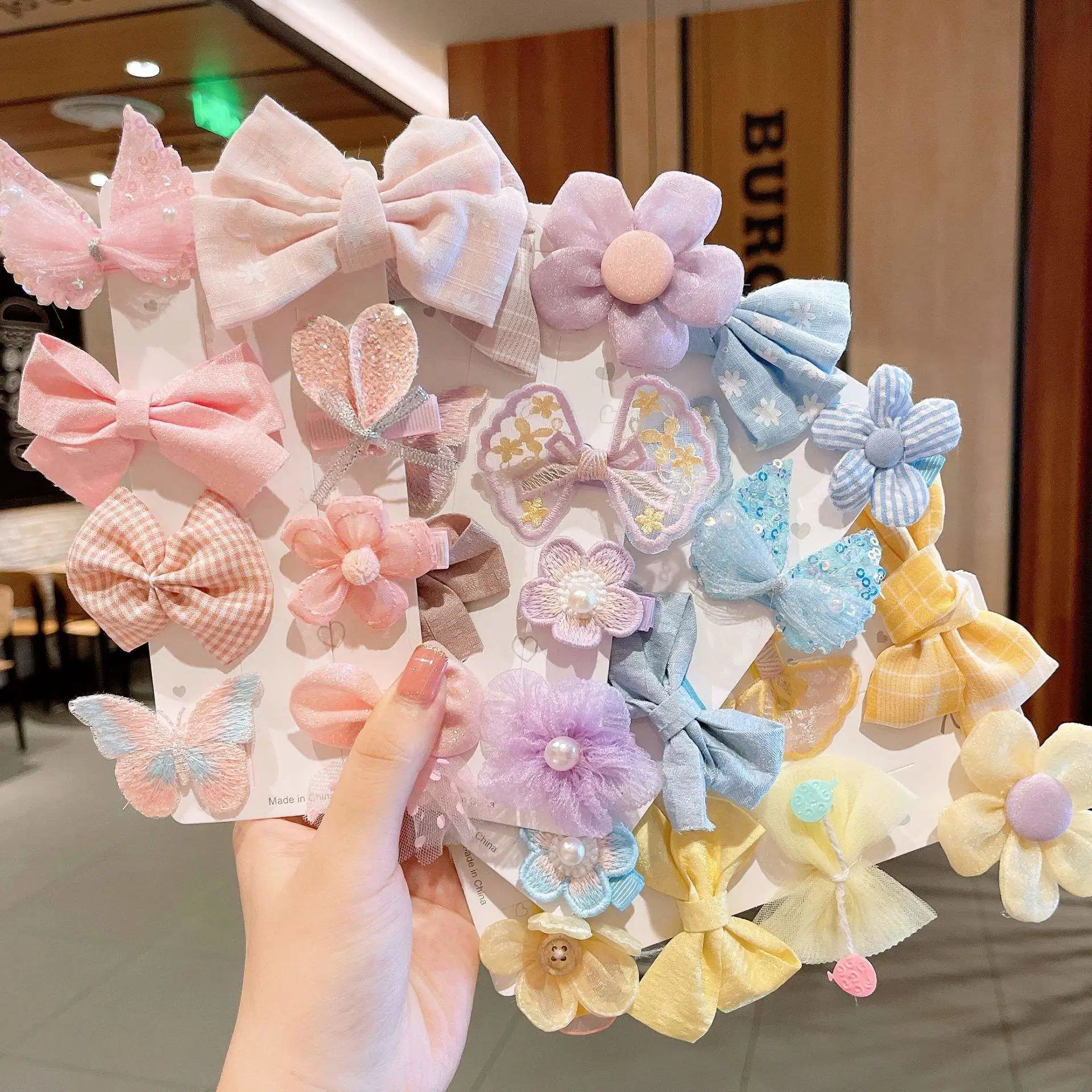 Wholesale Custom Korean New Style Hair Clips Bow Sweet Fashion Hair Clips for Woman Hair Accessories