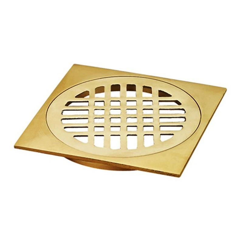 Brass Natural Color Polish Floor Drain