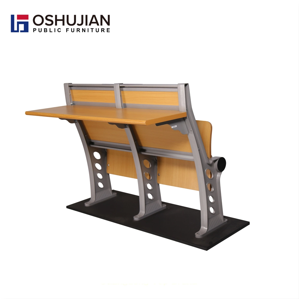 New Design Price Custom University Lecture Hall Wooden Steel School Training Seating Furniture Chair Set School Table Chair Conference Chair