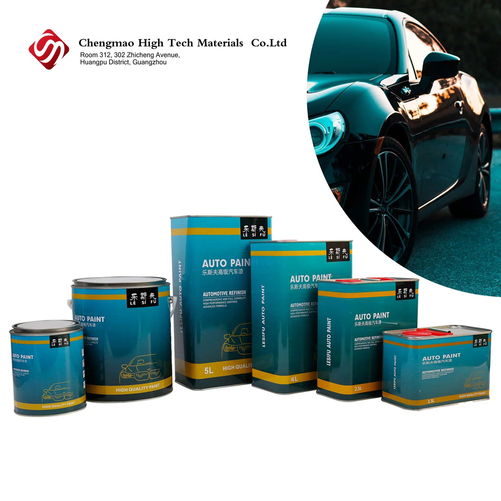 Bon service liquide de finition automobile LESIFU revêtement céramique Vaporisateur automobile Peinture automatique