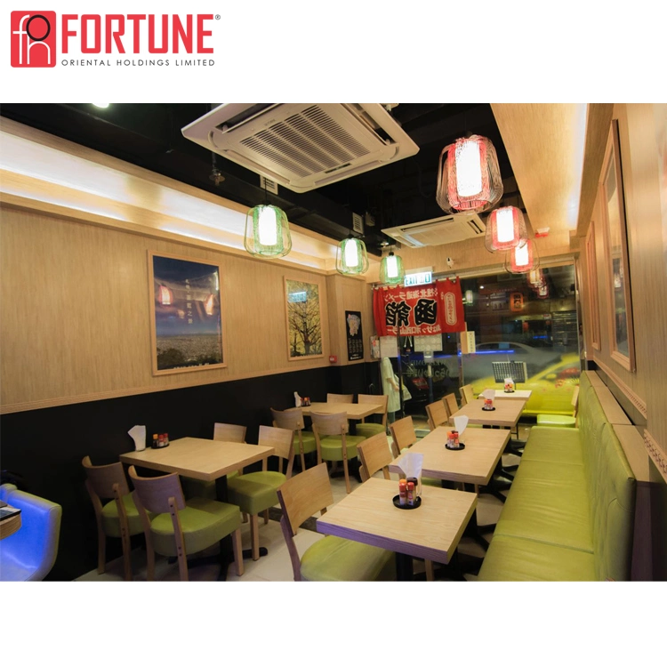 Full Package Solution Japanese Lamen Restaurant Table Chairs Set