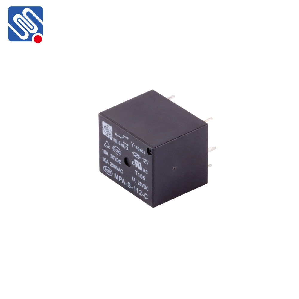 Meishuo MPa-S-112-C Jqc 3FF Relay Miniature Power Electrical PCB 5pin Electromagnetic Mini Sugar Cube Relay