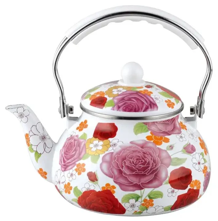 Customization Accepted Enameled Teapot Enamel on Steel Water Kettles