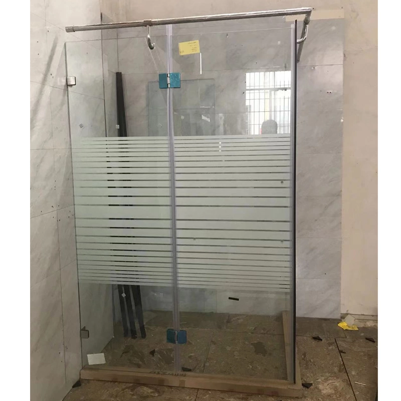 Bathroom Dry and Wet Separation Glass Door Partition Home Simple Folding Bath Screen Shower Room