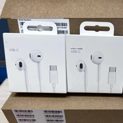 Tipo C auriculares para iPhone 15 USB C auriculares para IPhone 15 PRO Max teléfono móvil auricular