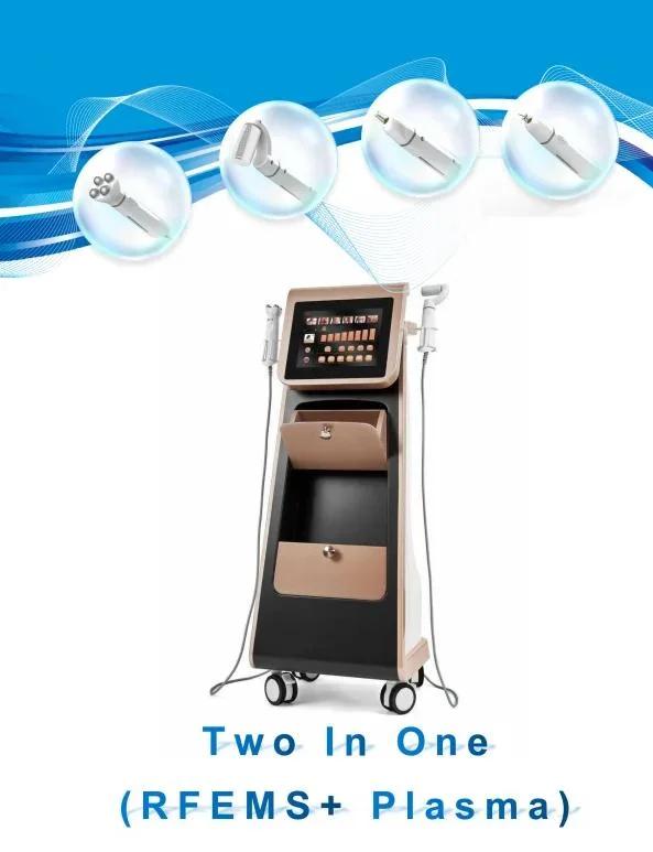 2 in 1 Ozone Plasma Pen Jet Skin Rejuvenation EMS RF Skin Tighten Beauty Machine Laser Spot Remove Plasma Machine