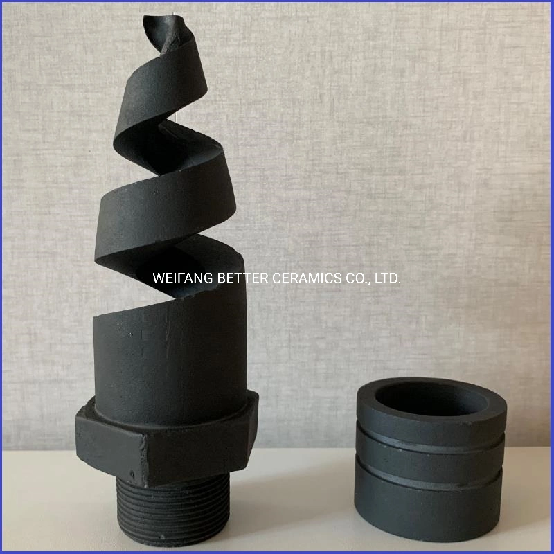 Threaded Connection Industrial Flue Gas Desulfurization Quench Spiral Nozzle