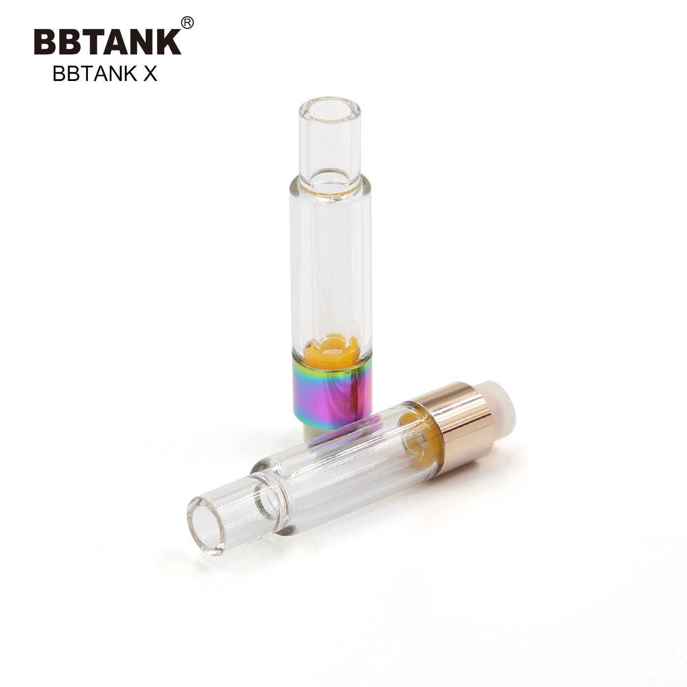 E-Cig Empty All Glass Tank with Ceramic Coil Empty Oil Cartridge