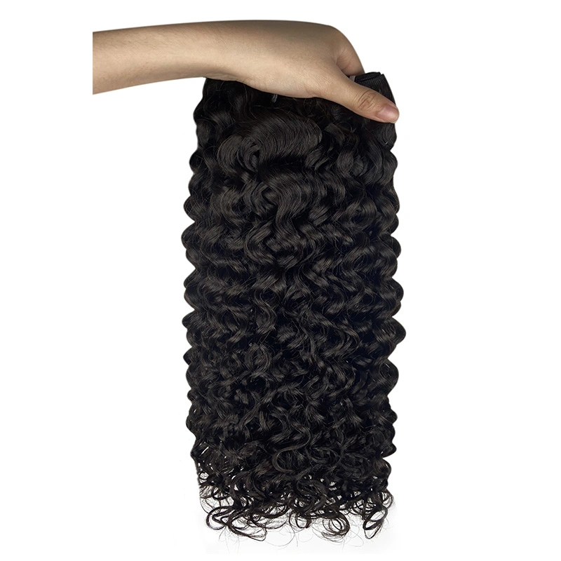 Fblhair Großhandel/Lieferant Dicke Jungfrau Haar Weft Wasser Welle 3 Bundles Deal #1b