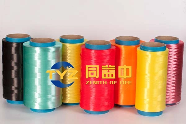 De alta tenacidad de UHMWPE 600d de fibra de color para cuerda