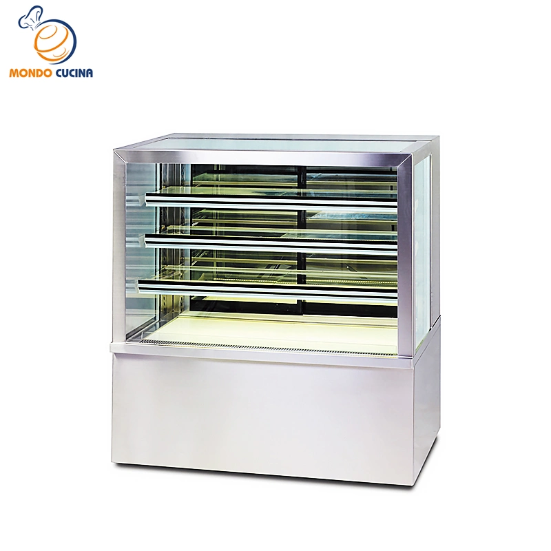 Commercial Kitchen Equipment Glass Display Case Cake Display Refrigerator Cake Showcase Bakery Air Cooler