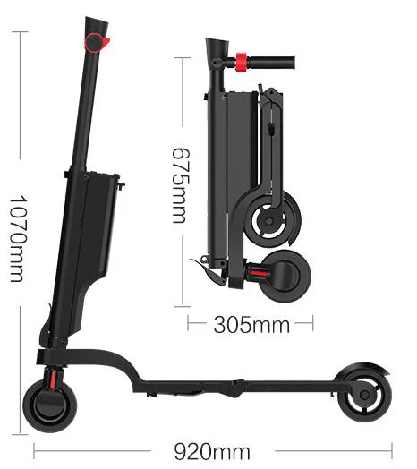 2 Wheel Electric Kid Scooter 250W Electric Motorcycle Electric Scooter for Kids