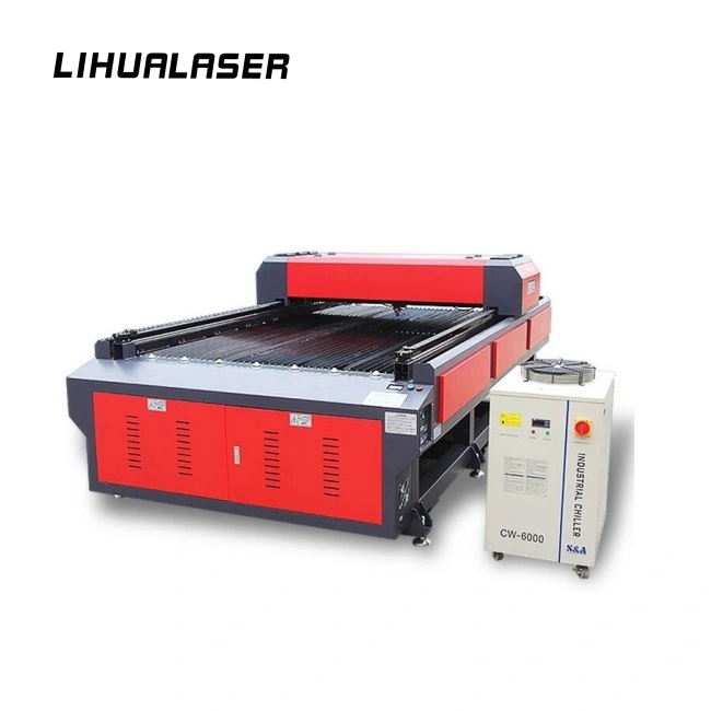 Lihua Flatbed Cnc 1325 1630 300w 450w 600w 4x8 Laser Cutter For Cardboard Plastic Wood Acrylic