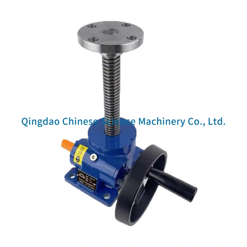 1 Ton 2.5 Ton 5 Ton High Lifting Capacity Hand Crank Screw Jack Lift Worm Gear Screw Jack