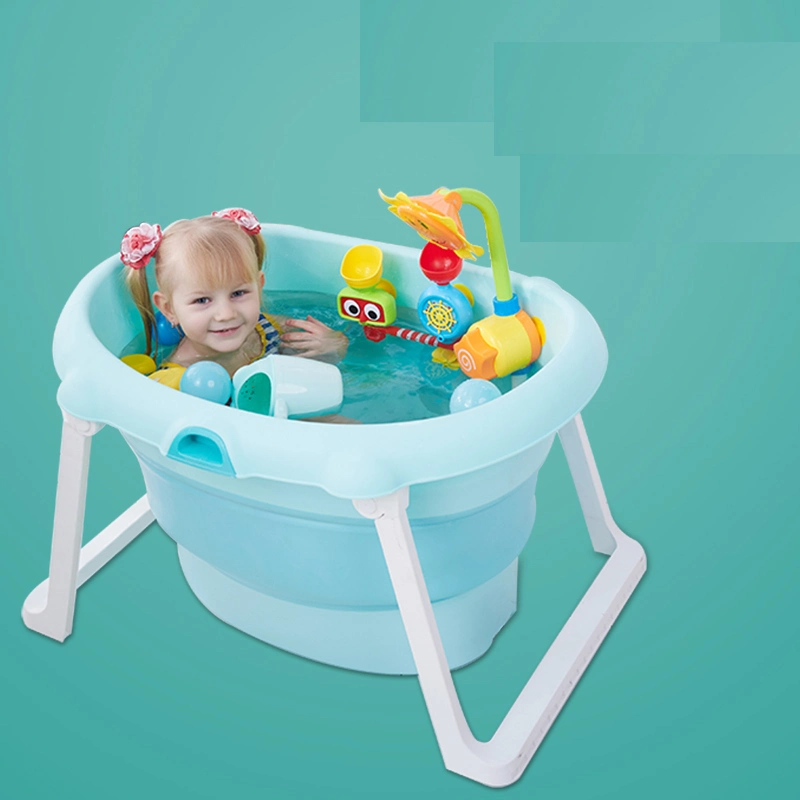 Foldable Baby Bath Tub Plastic Bathtub