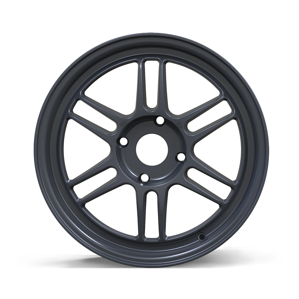 New Matt Black 16inch 4X100 5X114.3 Flow Formed Passenger Car Alloy Wheels