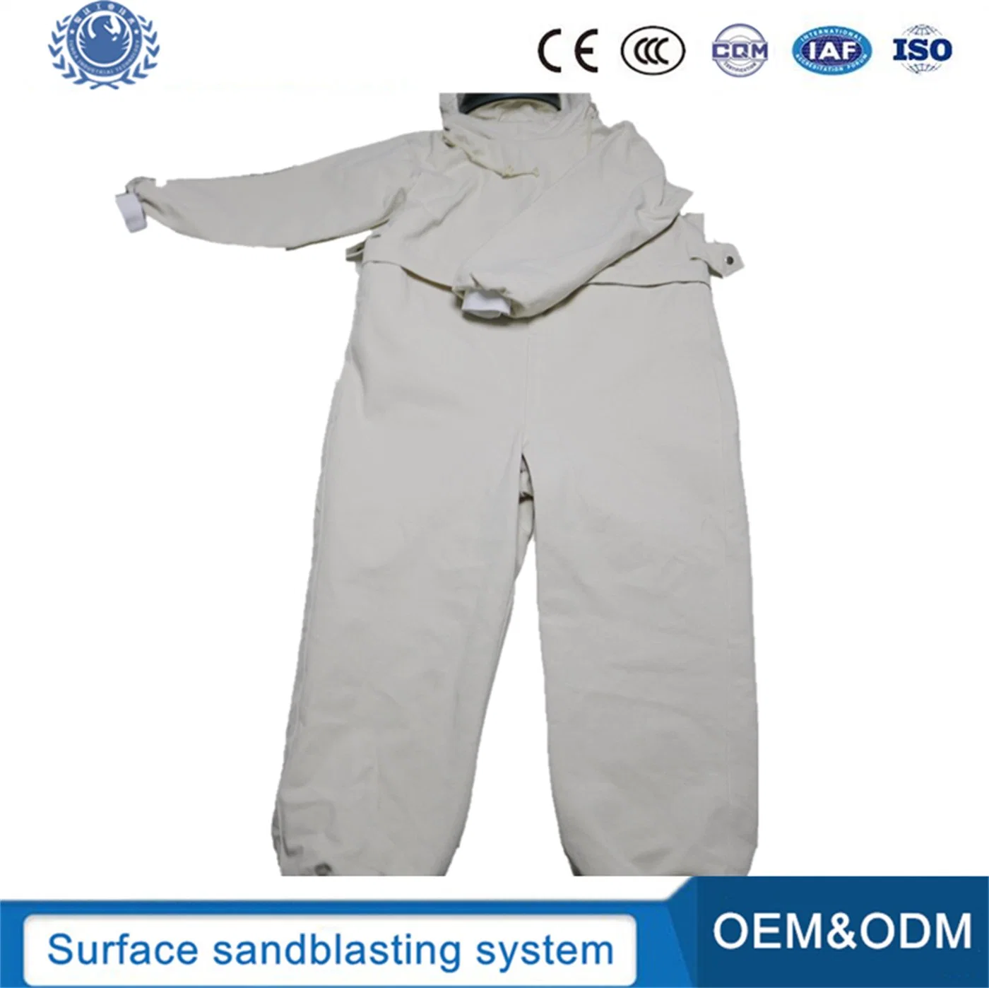 Wear-Resisting Canvas Sandblasting Suits for Blasting Abrasive