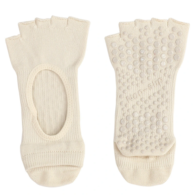 Chaussettes de yoga professionnelles anti-dérapantes pour femmes Sport Fitness Pilates