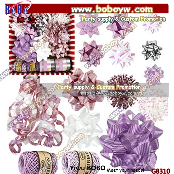 Gift Bow 100 Small Decorative Bows for Christmas Birthday Party Ribbons for Fift Wrap (G8308)