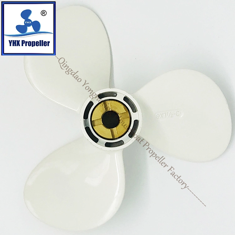 Aluminum Propeller Fit for YAMAHA Outboard Motor/ Marine Boat Propeller Engine 8HP 9X7 1/2 655-45943-00-EL