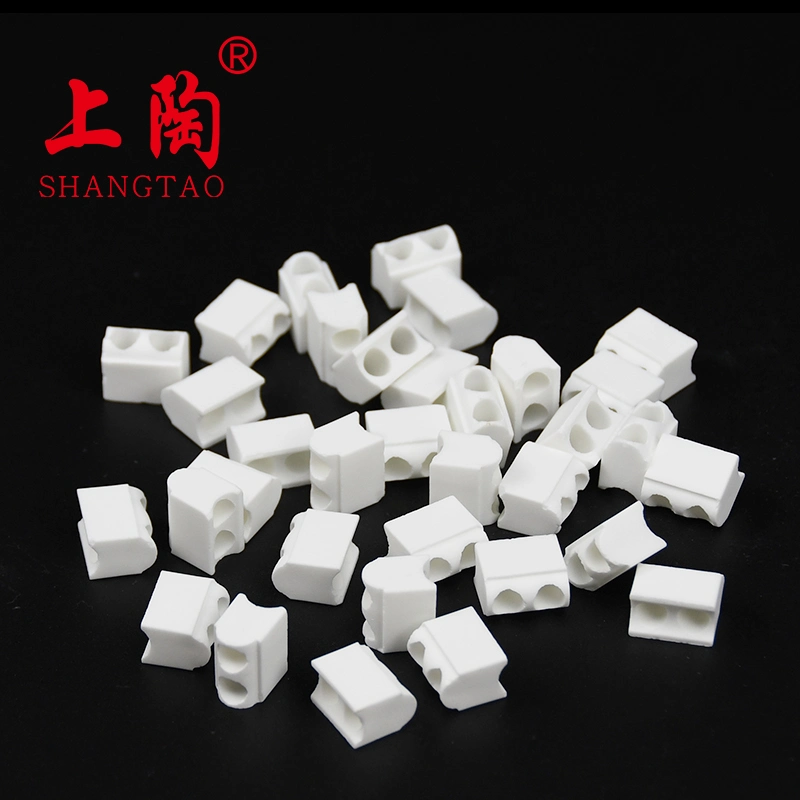 2022 Shanghai Gongtao 3mm 2holes Band Heizelement Isolator Steatit Keramik Für Heizkreis