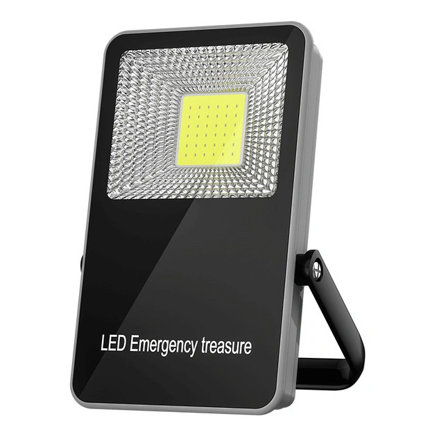 Luz de trabalho de carregamento solar à prova de água recarregável USB 10W COB LED work Lâmpada