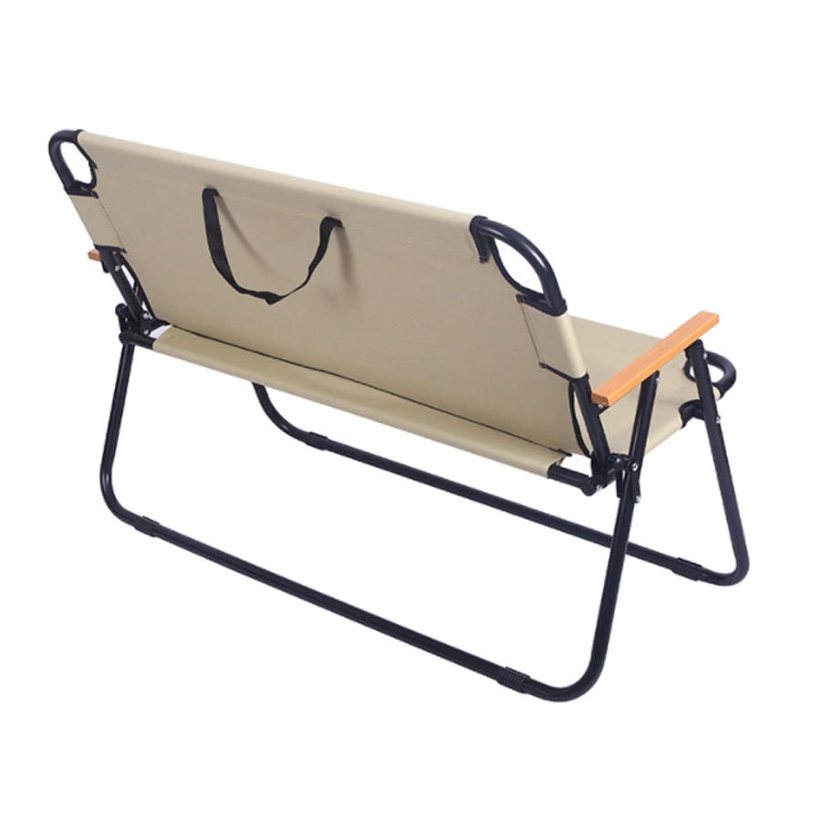 Outdoor Two Person Folding Portable Camping Bench Soft Double Seat Beach Chair