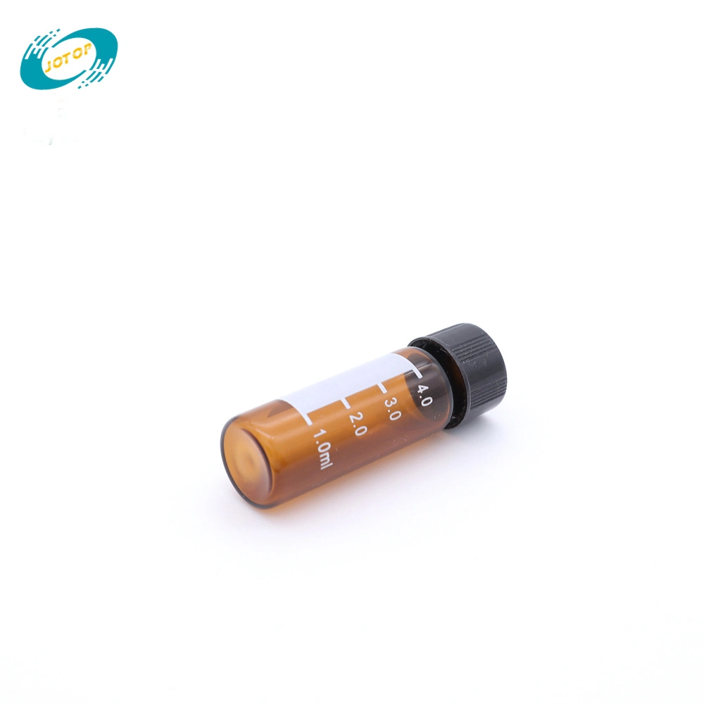 4ml HPLC 13-425 Brown Borosilicate Glass Vial with Writing Point