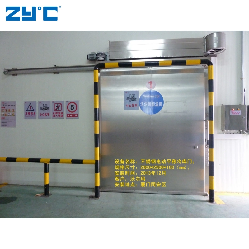 Zyc Stainless Steel Heavy Sliding Door for Large Cold Storage Room Freezer