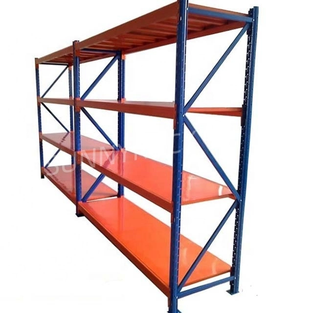 European Quality Warehouse Storage/Display Shelves Long Span Steel Metal with Factory Price