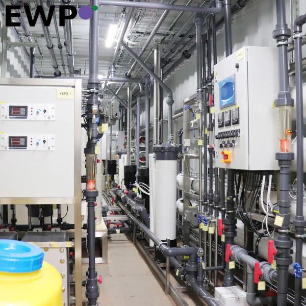 Double Pass Reverse Osimosis System Plus EDI System for a Power Plant