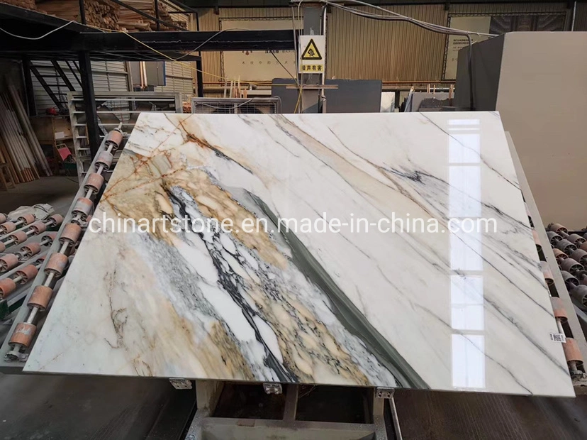 Nature Calacatta Golden/White Marble Slab