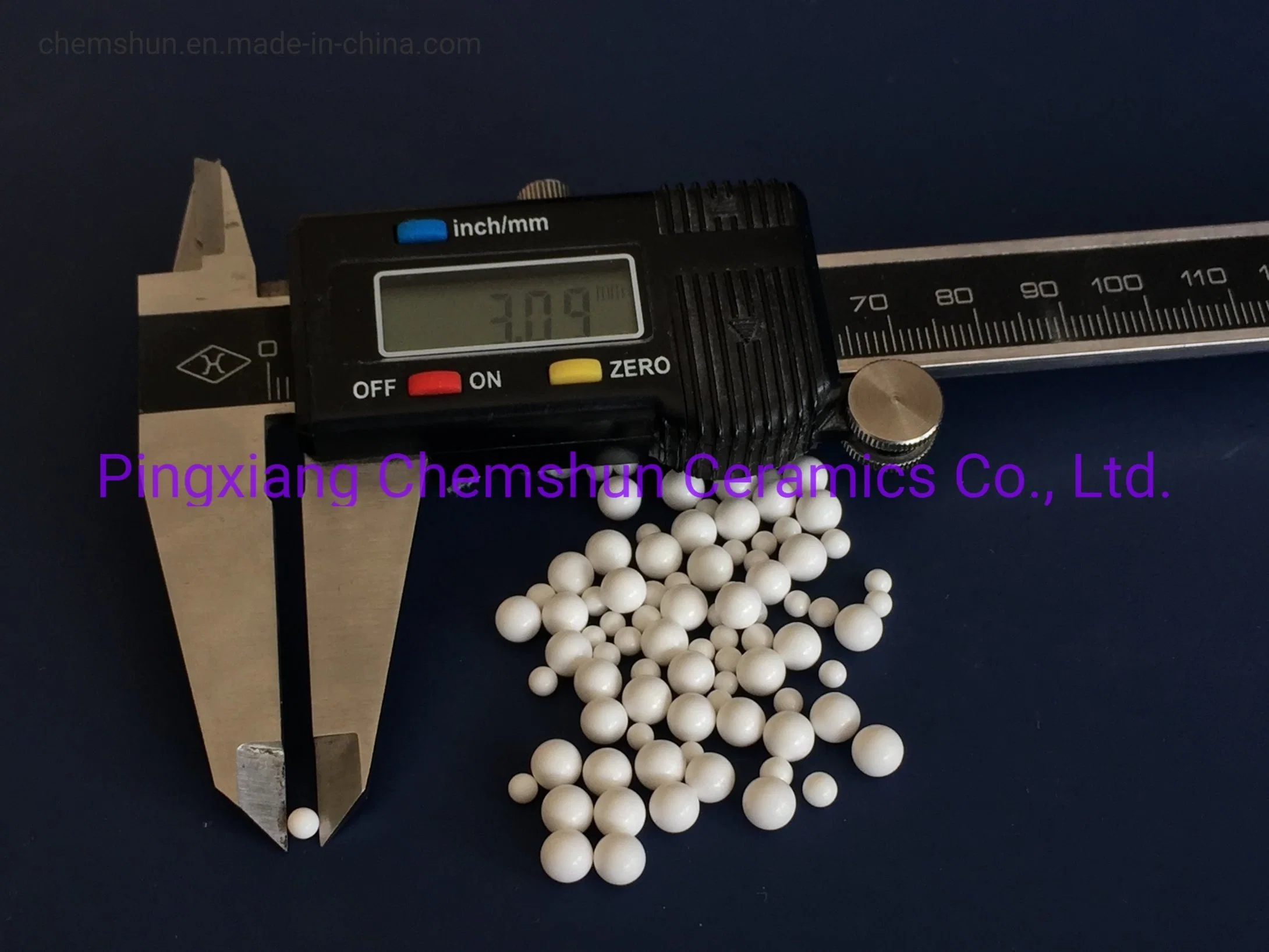 Chemshun Ultra-Fine Grinding Ball CS40 Series Zirconia Silicate Ceramic Grinding Media for Grinding, Mixing and Dispersing