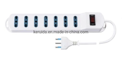 Multi-Socket Outlet Socket with Overload Protection Resettable Switch