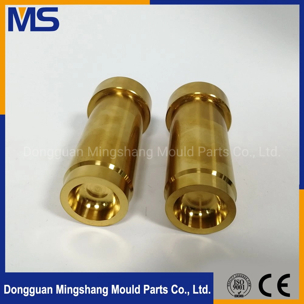 Precision Lathing Hardeness Brass Mold Core Insert Parts with Electric Spark Discharge for Shower Gel Plastic Bottle Cap