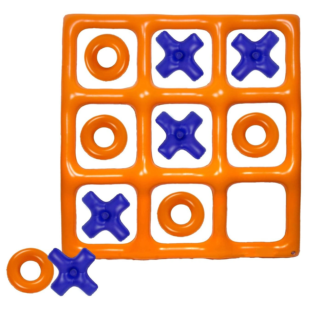 Parte exterior bóia inflável Jogo Tic Tac Toe jogo Toy